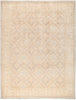 Ziegler, 8x10 Beige Wool Area Rug - 8' 2" x 10' 1"
