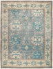 Ziegler, 8x10 Blue Wool Area Rug - 8' 2" x 10' 5"