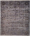 Vibrance, 8x10 Gray Wool Area Rug - 8' 2" x 9' 10"