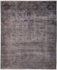 Vibrance, 8x10 Gray Wool Area Rug - 8' 2" x 9' 10"