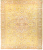 Oushak, 12x15 Yellow Wool Area Rug - 12' 5" x 14' 6"