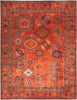 Serapi, 10x14 Red Wool Area Rug - 10' 2" x 13' 2"