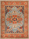 Serapi, 10x14 Red Wool Area Rug - 9' 10" x 13' 1"