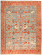 Serapi, 9x12 Blue Wool Area Rug - 8' 10" x 11' 8"