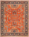 Serapi, 8x10 Red Wool Area Rug - 7' 10" x 10' 1"