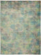Vibrance, 8x10 Green Wool Area Rug - 7' 10" x 10' 3"
