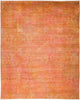 Vibrance, 8x10 Orange Wool Area Rug - 8' 1" x 9' 10"