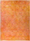 Vibrance, 10x14 Orange Wool Area Rug - 10' 0" x 13' 5"