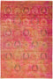 Vibrance, 6x9 Pink Wool Area Rug - 6' 1" x 9' 1"