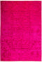 Vibrance, 4x6 Pink Wool Area Rug - 4' 3" x 6' 3"