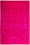 Vibrance, 4x6 Pink Wool Area Rug - 4' 3" x 6' 3"