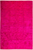 Vibrance, 4x6 Pink Wool Area Rug - 4' 3" x 6' 3"