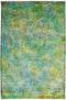 Vibrance, 4x6 Green Wool Area Rug - 4' 0" x 6' 0"