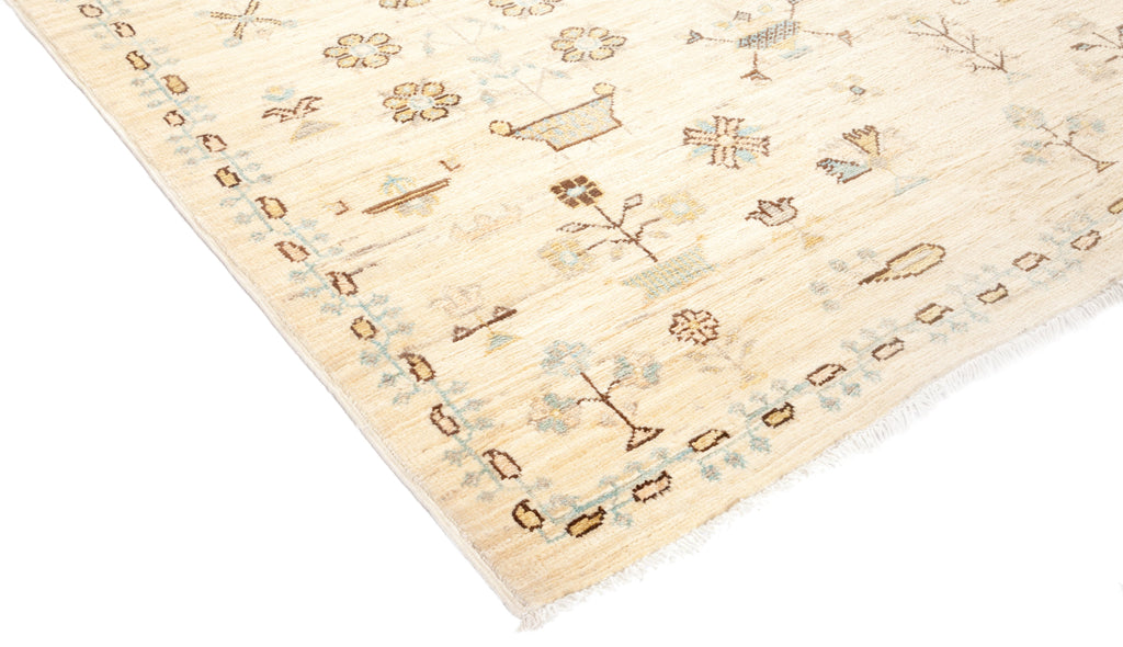 Eclectic, Hand Knotted Area Rug - 6' 1" x 8' 8"