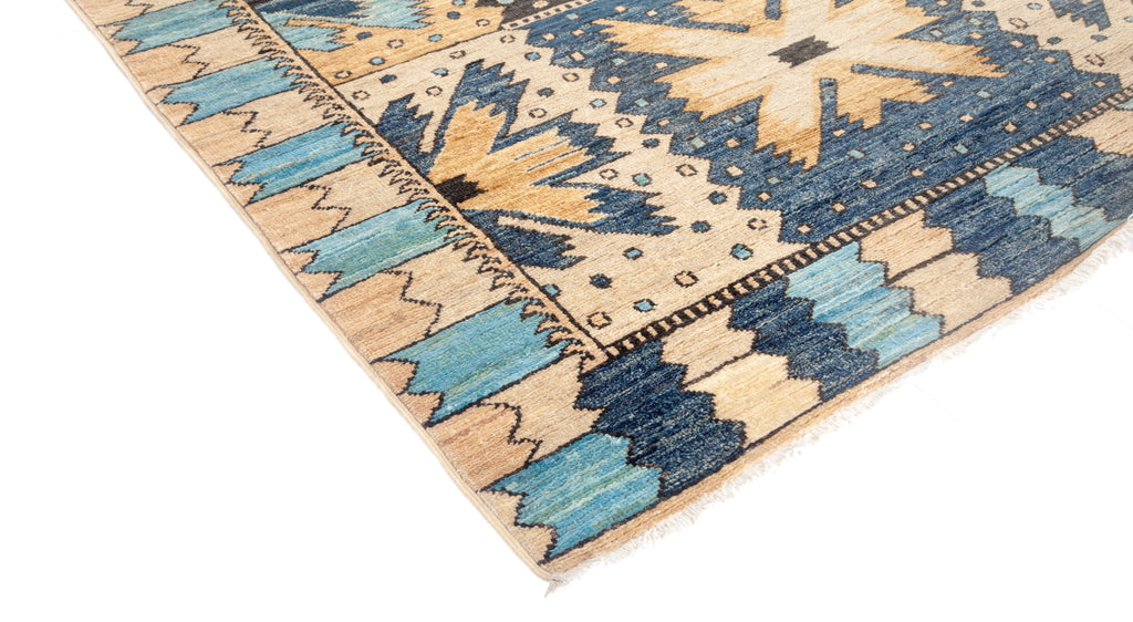 Eclectic, Hand Knotted Area Rug - 4' 2" x 5' 10"