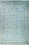Vibrance, 9x12 Blue Wool Area Rug - 9' 1" x 12' 5"