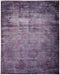 Vibrance, 8x10 Purple Wool Area Rug - 8' 1" x 10' 1"