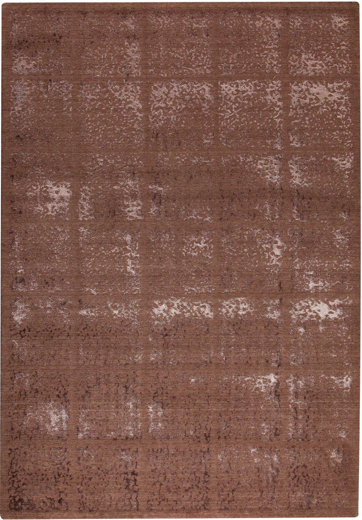 MAT Orange 21 Subtle Squares Area Rug