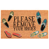 Trans Ocean Natura Please Remove Your Shoes Area Rug