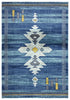Abani Porto PRT110B Southwestern Tribal Print Blue and Yellow Area Rug
