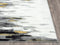 Abani Porto PRT140C Contemporary Grey and Yellow Abstract Area Rug