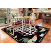 Trans Ocean Frontporch Rooster Area Rug