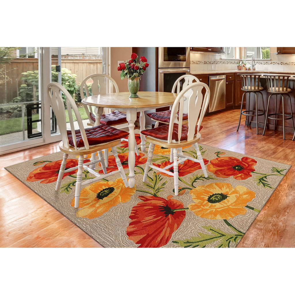 Trans Ocean Ravella Icelandic Poppies Area Rug