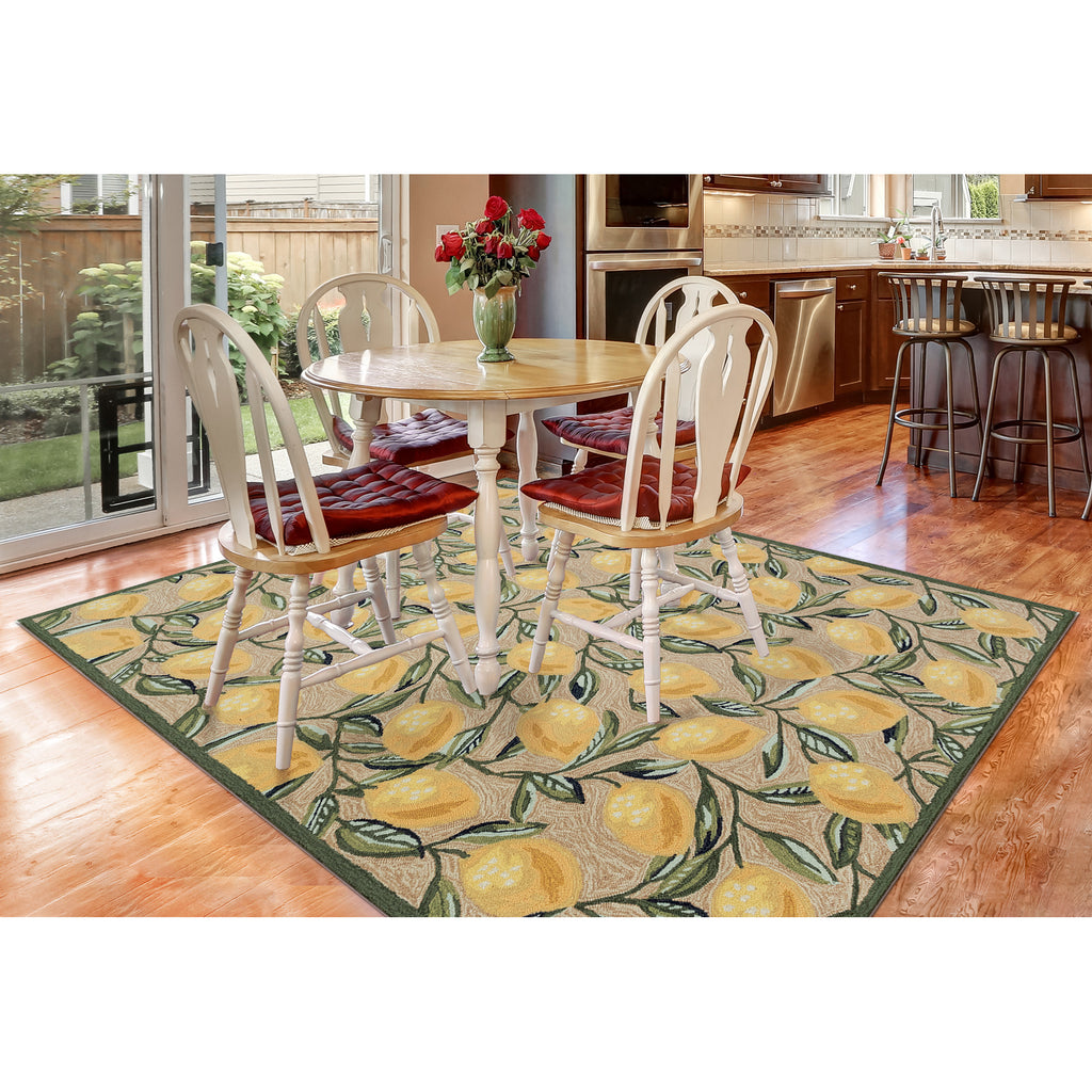 Trans Ocean Ravella Lemon Area Rug