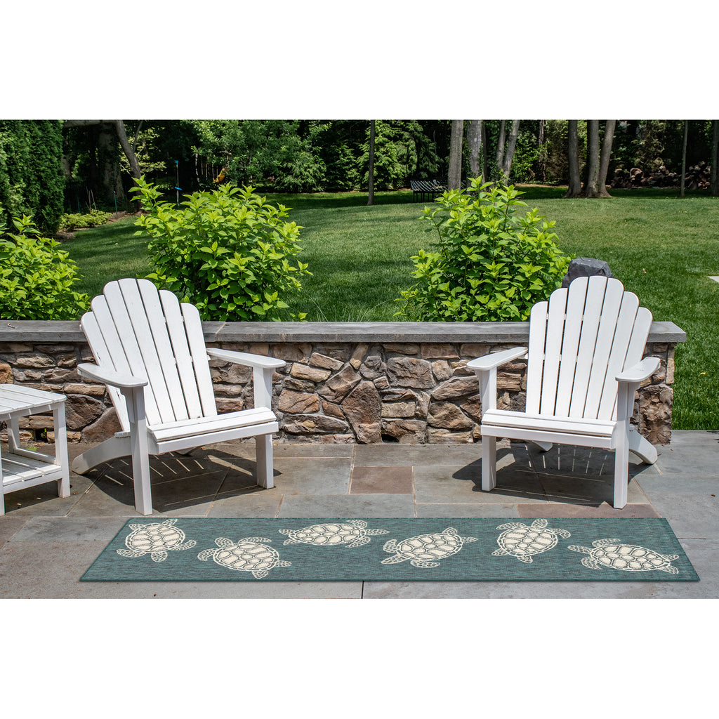 Trans Ocean Carmel Seaturtles Area Rug