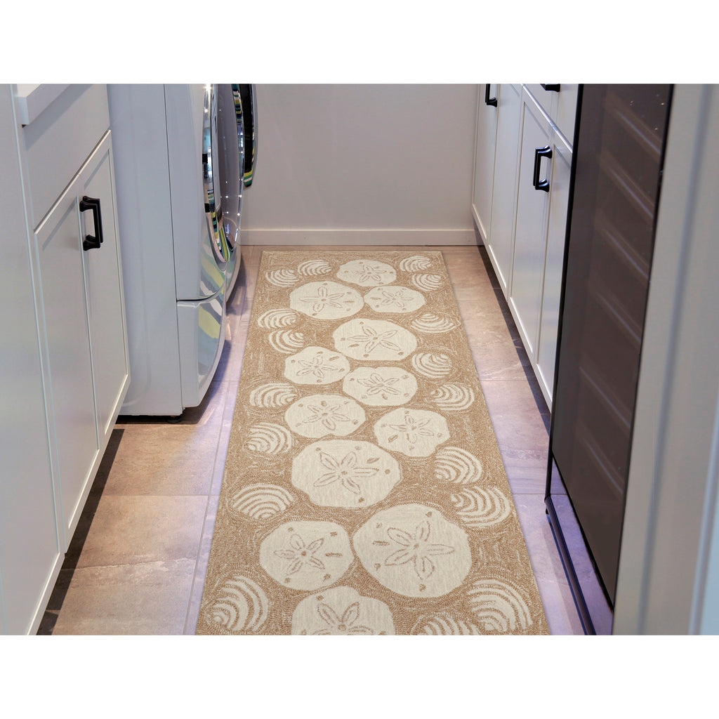 Trans Ocean Frontporch Shell Toss Area Rug