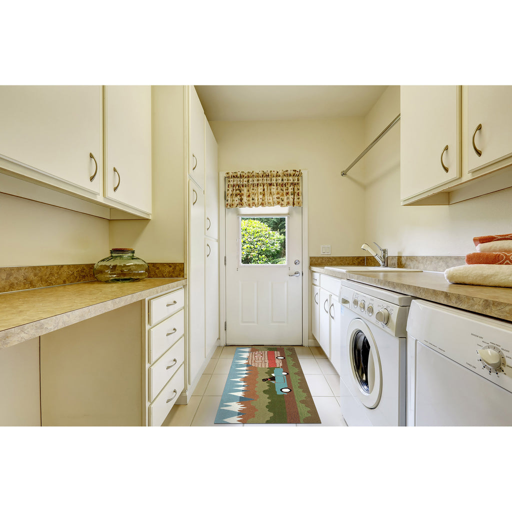 Trans Ocean Frontporch Camping Dog Area Rug