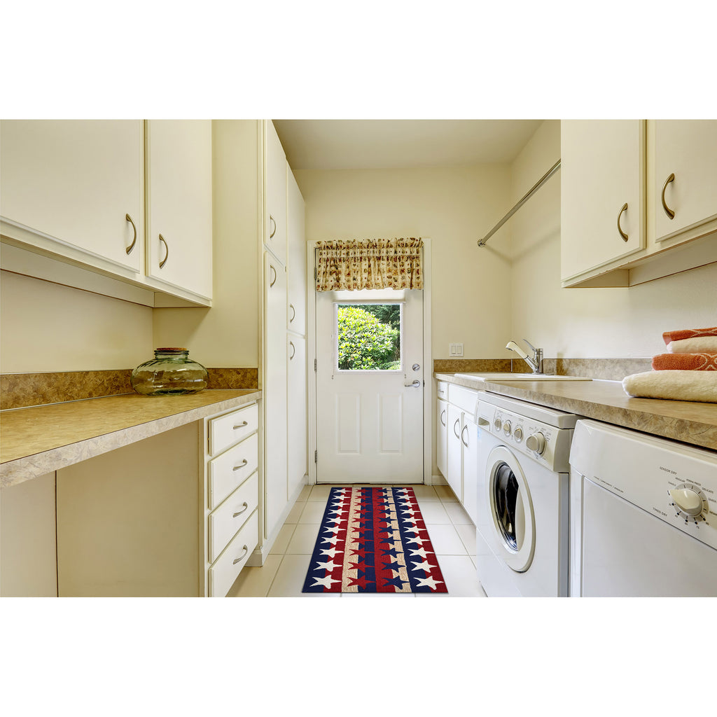 Trans Ocean Frontporch Stars & Stripes Area Rug