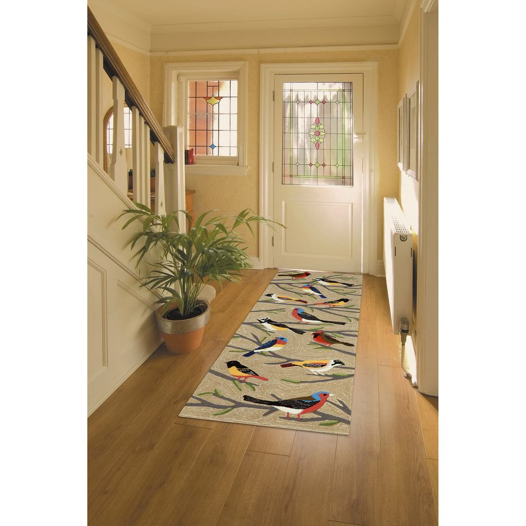 Trans Ocean Frontporch Birds Area Rug