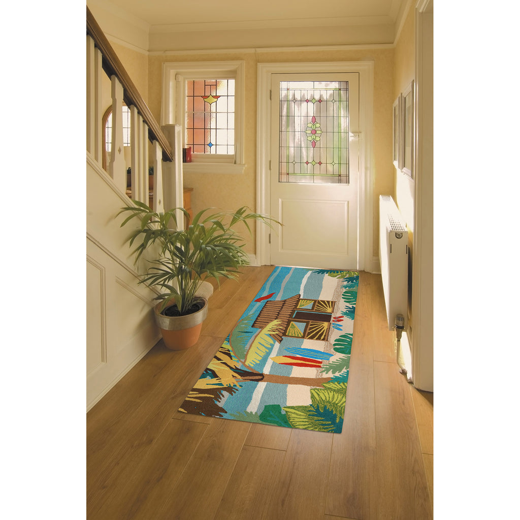 Trans Ocean Frontporch Tiki Hut Area Rug