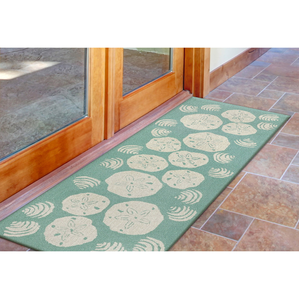 Trans Ocean Frontporch Shell Toss Area Rug