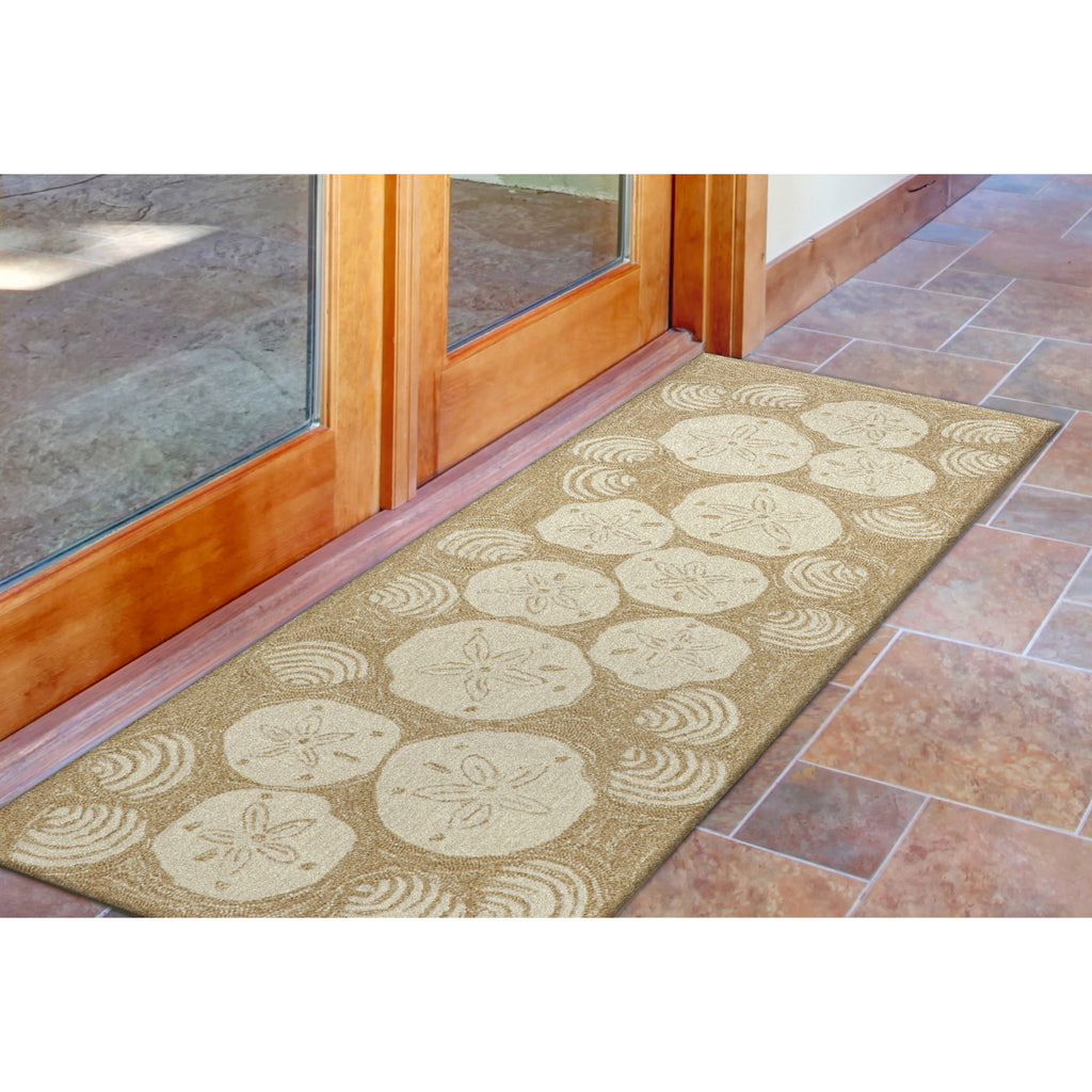 Trans Ocean Frontporch Shell Toss Area Rug