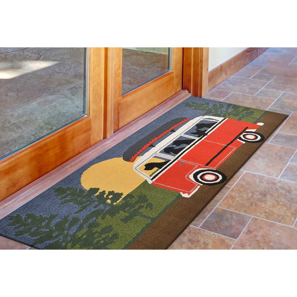 Trans Ocean Frontporch Camping Trip Area Rug