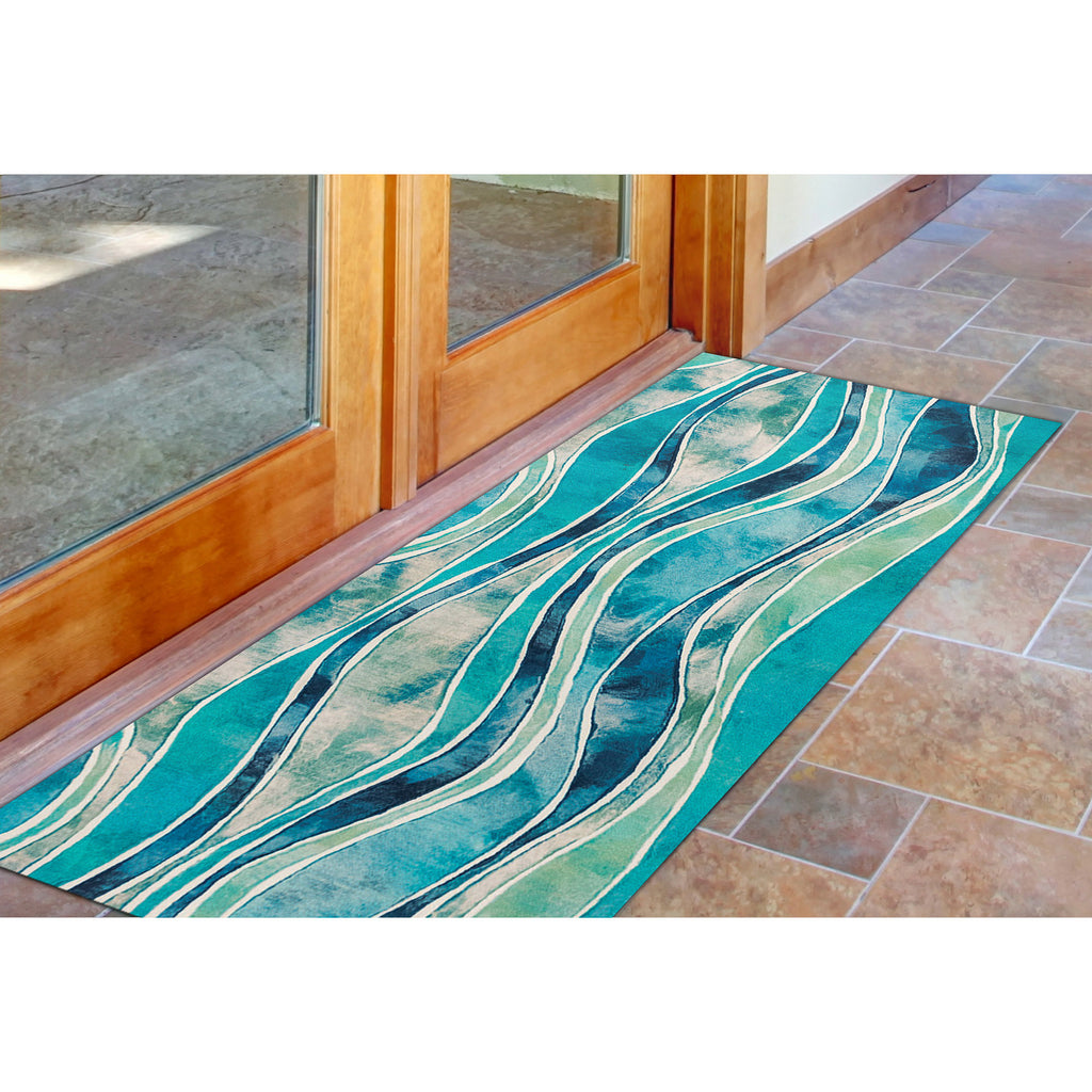 Trans Ocean Illusions Wave Area Rug