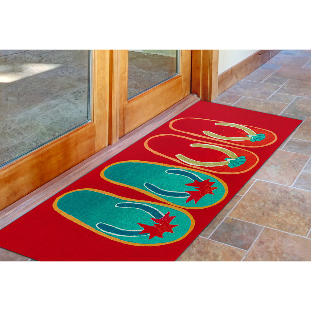 Trans Ocean Illusions Flip Flop Ombre Area Rug