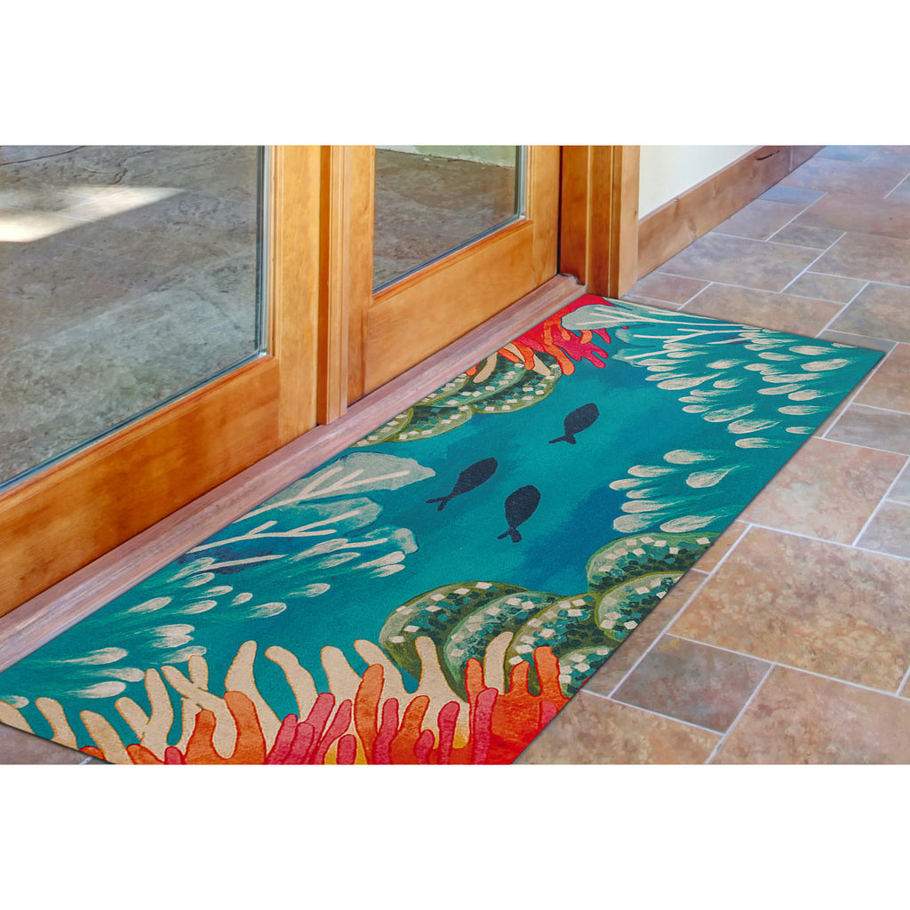 Trans Ocean Illusions Reef & Fish Area Rug