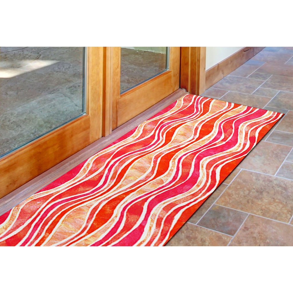 Trans Ocean Visions III Wave Area Rug