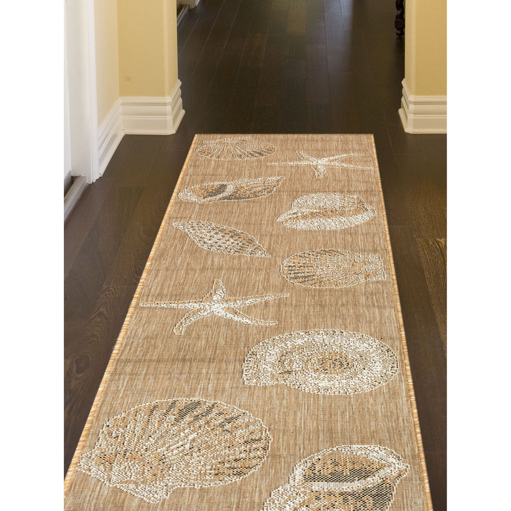 Trans Ocean Carmel Shells Area Rug