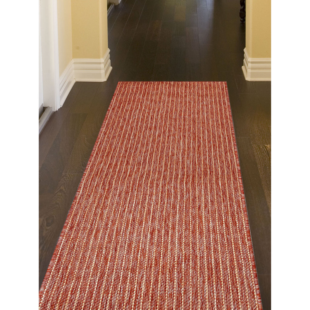 Trans Ocean Carmel Texture Stripe Area Rug