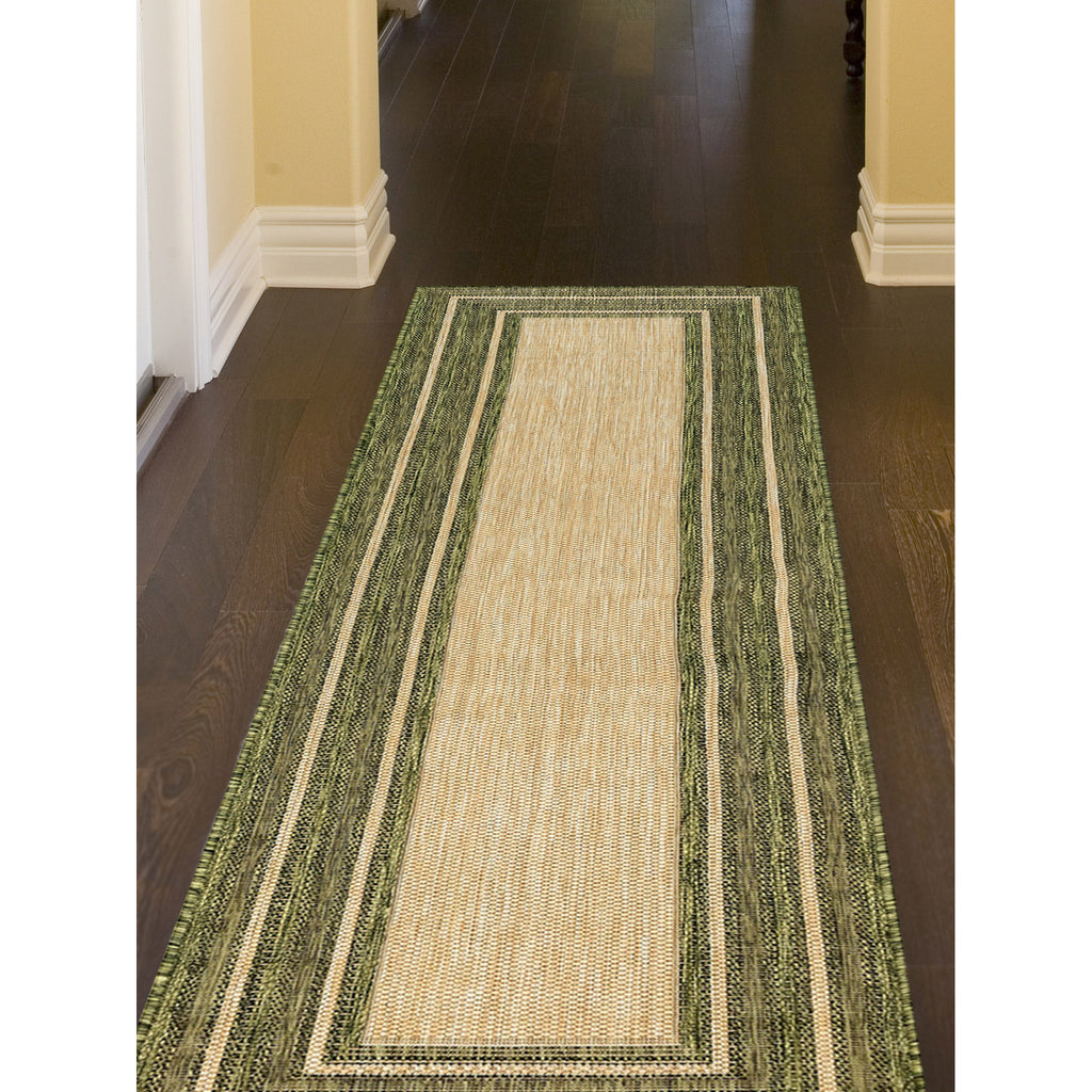 Trans Ocean Carmel Multi Border Area Rug