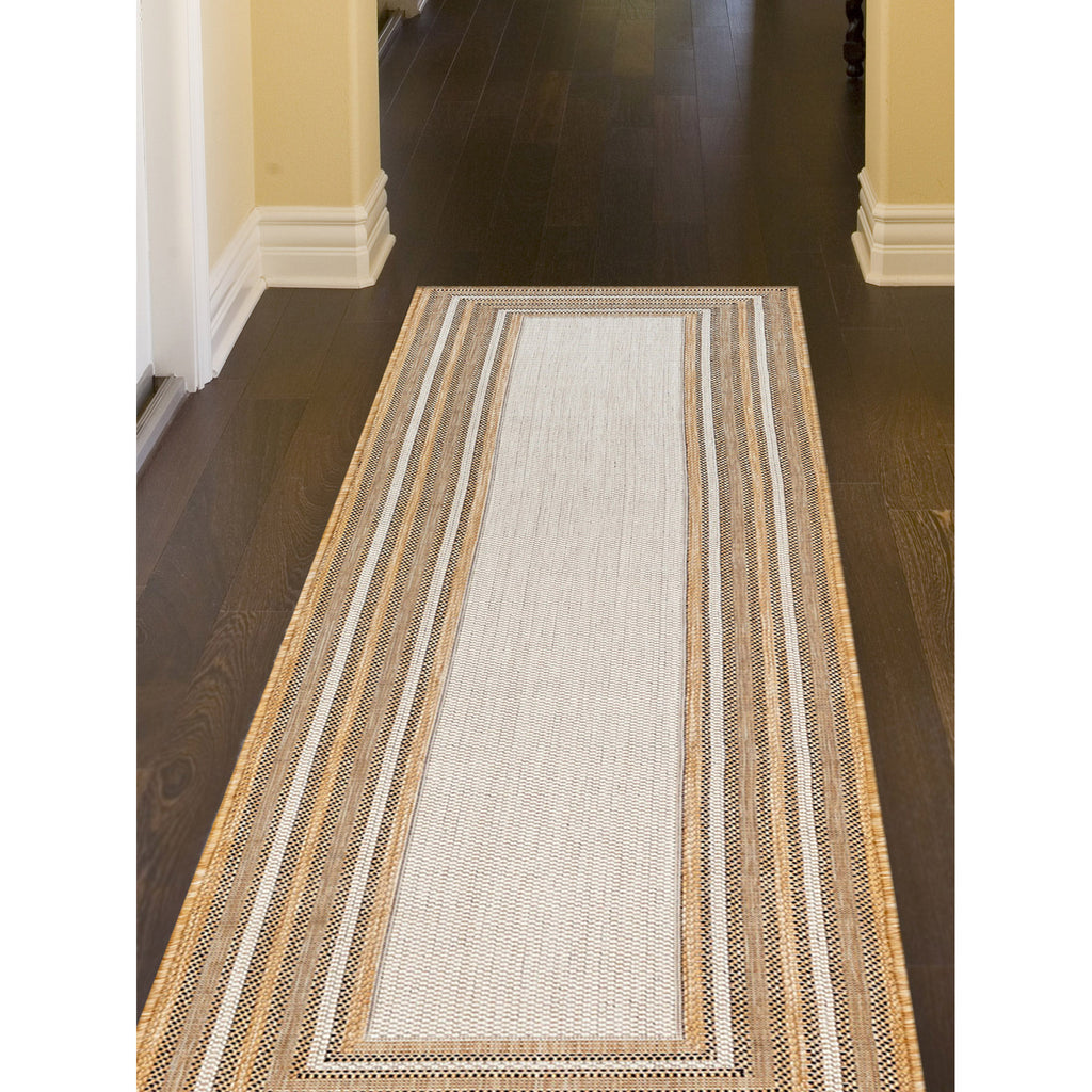 Trans Ocean Carmel Multi Border Area Rug