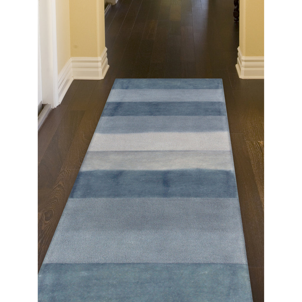 Trans Ocean Piazza Textured Stripe Area Rug