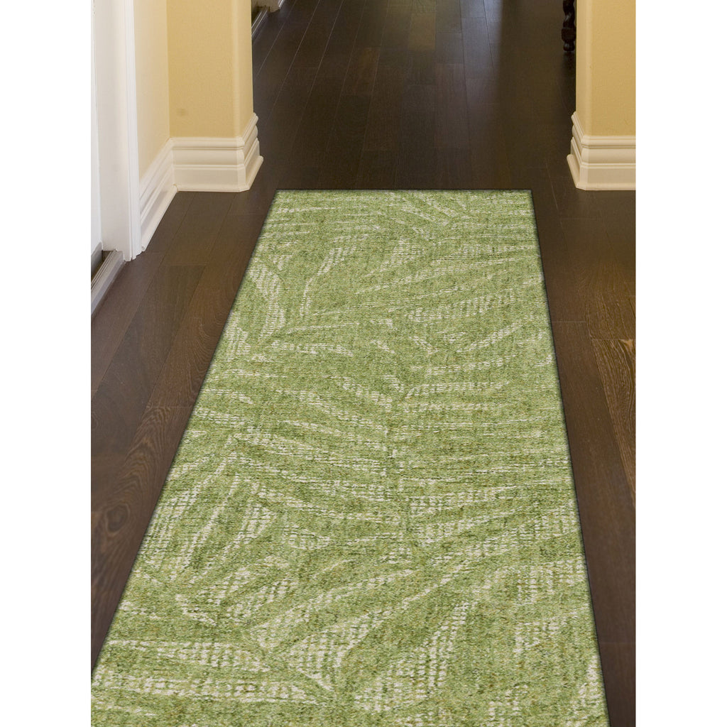 Trans Ocean Savannah Olive Branches Area Rug