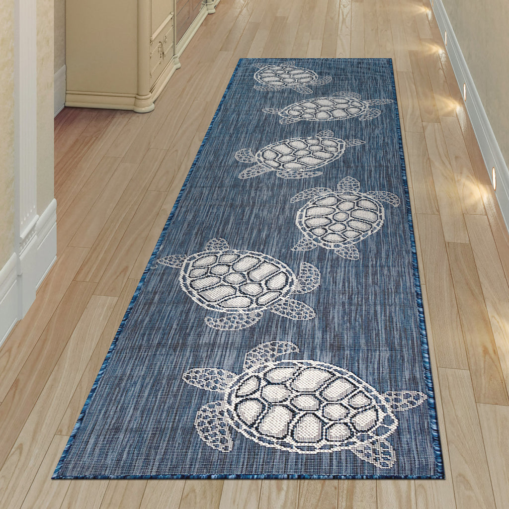 Trans Ocean Carmel Seaturtles Area Rug
