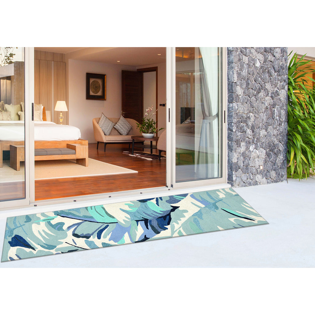 Trans Ocean Capri Palm Leaf Area Rug
