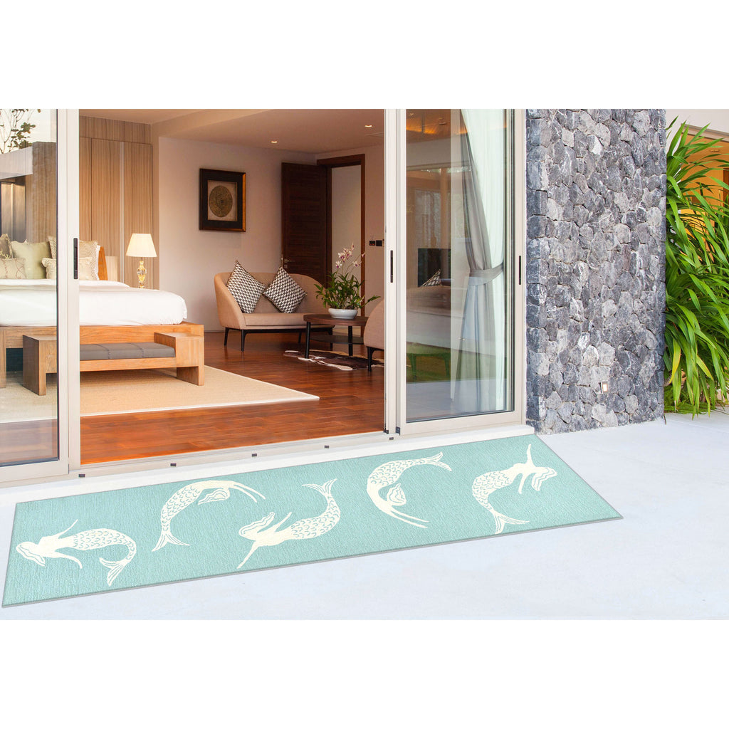 Trans Ocean Capri Mermaids Area Rug